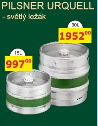 BENE Nápoje PILSNER URQUELL nabídka