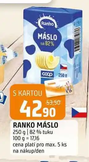 Terno RANKO MÁSLO 250 g nabídka