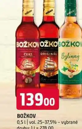 Terno BOŽKOV 0,5 l nabídka
