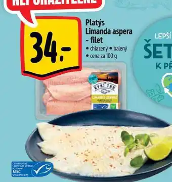 Albert Platýs Limanda aspera - filet 100 g nabídka