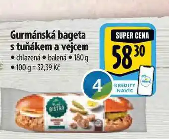 Albert Gurmánská bageta s tuňákem a vejcem 180 g nabídka
