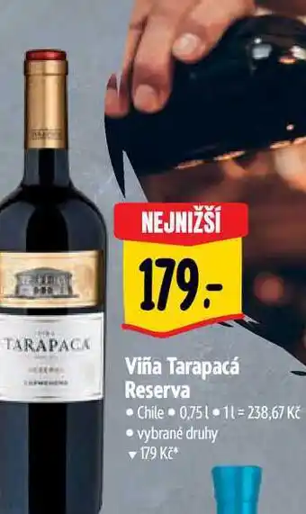 Albert Viña Tarapacá Reserva 0,75 l nabídka