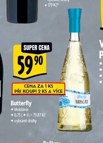 Albert Butterfly 0,75 l nabídka