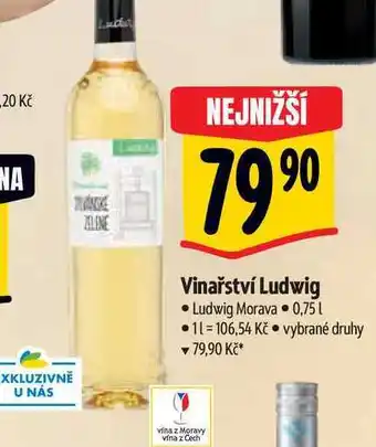 Albert Vinařství Ludwig 0,75 l nabídka