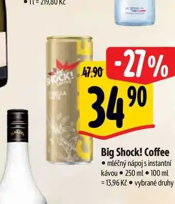 Albert Big Shock! Coffee 250 ml nabídka