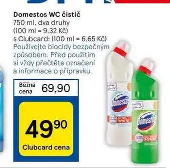 Tesco Domestos WC čistič nabídka