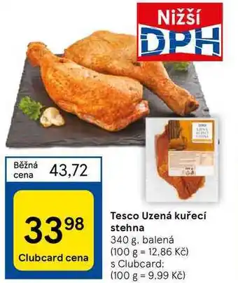 Tesco Tesco Uzená kuřecí stehna nabídka