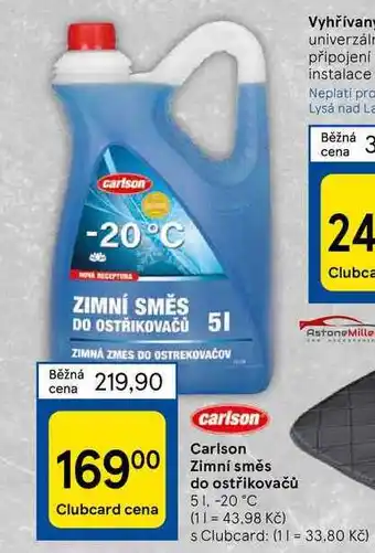 Tesco Carlson Zimní směs do ostřikovačů nabídka