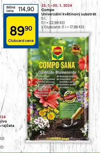 Tesco Compo Univerzální květinový substrát nabídka