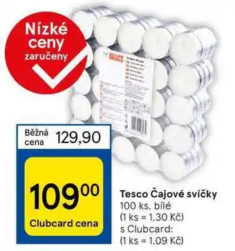Tesco Tesco Čajové svíčky nabídka