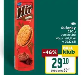 Billa Hit Sušenky 220 g nabídka