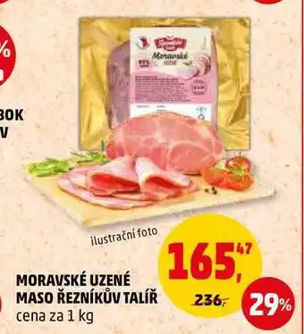 Penny Market MORAVSKÉ UZENÉ MASO ŘEZNÍKŮV TALÍŘ, 1 kg nabídka