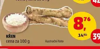 Penny Market KŘEN, 100 g nabídka