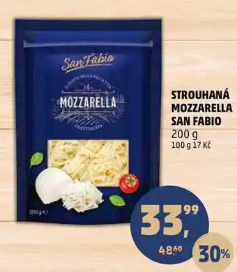 Penny Market STROUHANÁ MOZZARELLA SAN FABIO, 200 g nabídka