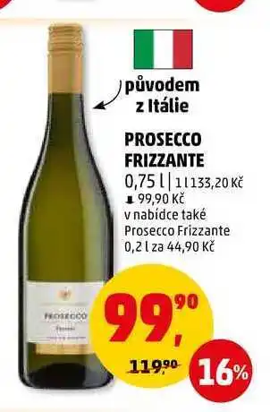 Penny Market PROSECCO FRIZZANTE, 0,75 l nabídka