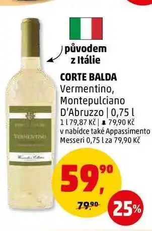 Penny Market CORTE BALDA, 0,75 l nabídka