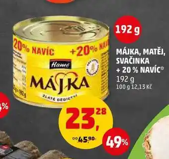Penny Market MÁJKA, 192 g nabídka