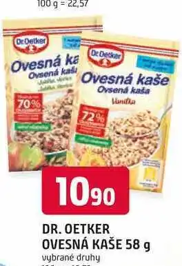 Trefa DR. OETKER OVESNÁ KAŠE 58 g nabídka