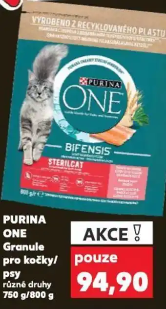 Kaufland PURINA ONE Granule pro kočky/ psy nabídka