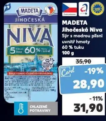 Kaufland MADETA Jihočeská Niva nabídka
