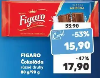 Kaufland FIGARO Čokoláda nabídka