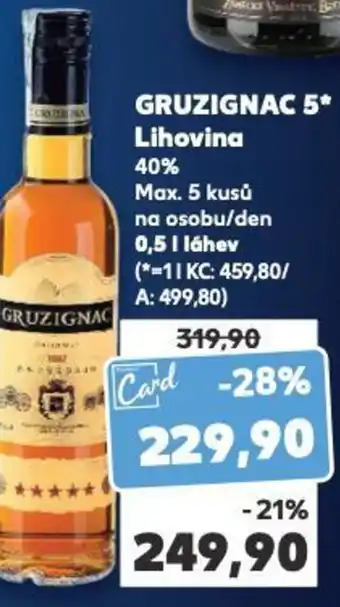 Kaufland GRUZIGNAC 5* Lihovina nabídka