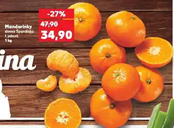 Kaufland Mandarinky nabídka