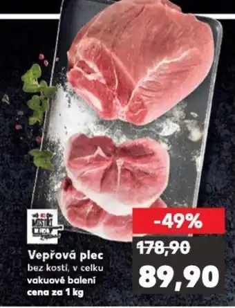 Kaufland Vepřová plec nabídka