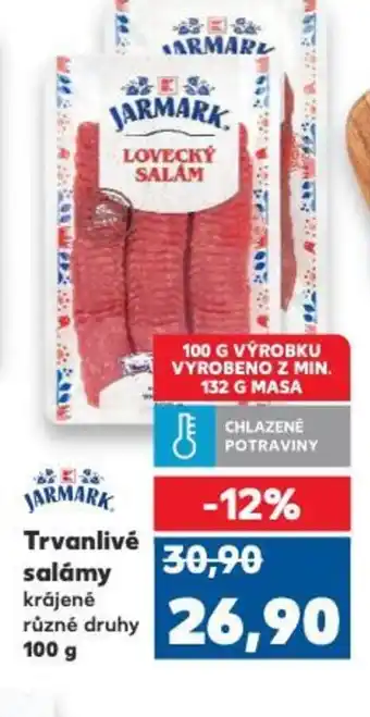 Kaufland Trvanlivé salámy nabídka