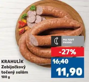 Kaufland KRAHULÍK Zabijačkový točený salám 100 g nabídka