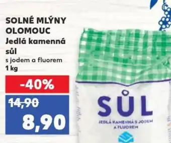 Kaufland SOLNÉ MLÝNY OLOMOUC Jedlá kamenná sůl nabídka