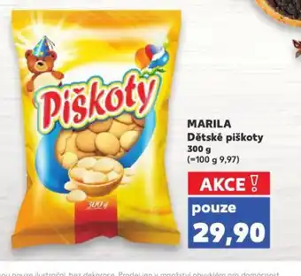 Kaufland MARILA Dětské piškoty 300 g nabídka