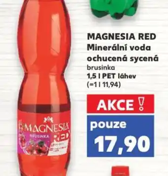 Kaufland MAGNESIA RED Minerální voda ochucená sycená nabídka