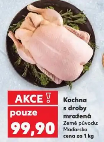 Kaufland Kachna s droby mražená nabídka