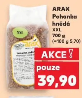 Kaufland ARAX Pohanka hnědá XXL 700 g nabídka