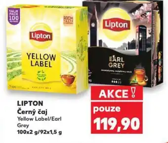 Kaufland LIPTON Černý čaj nabídka