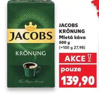 Kaufland JACOBS KRÖNUNG Mletá káva 500 g nabídka