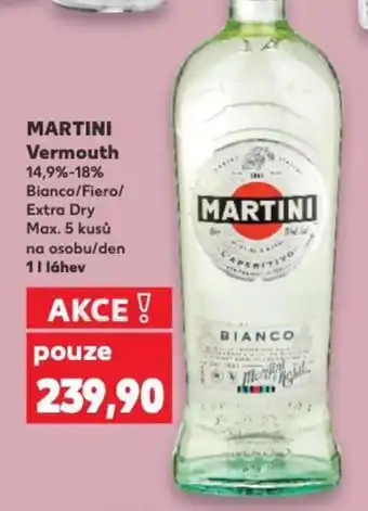 Kaufland MARTINI Vermouth nabídka