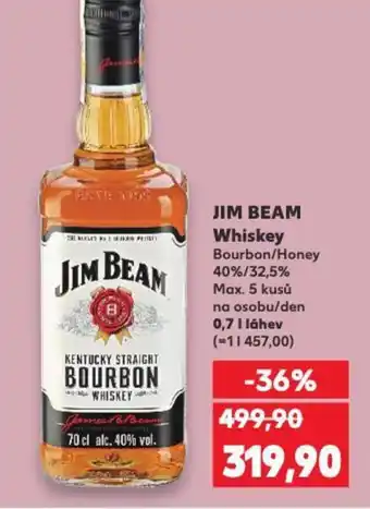 Kaufland JIM BEAM Whiskey nabídka