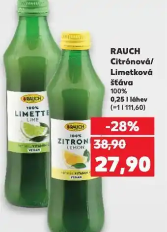 RAUCH Citrónová/ Limetková šťáva
