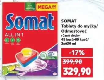 Kaufland SOMAT Tablety do myčky/ Odmašťovač nabídka