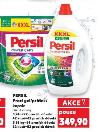 Kaufland PERSIL Prací gel/prášek/ kapsle nabídka