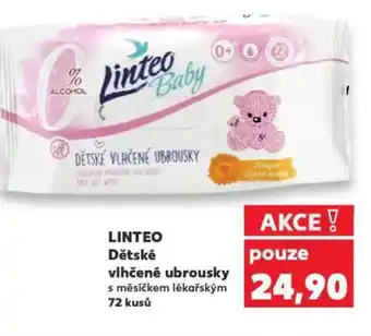 Kaufland LINTEO Dětské vlhčené ubrousky nabídka