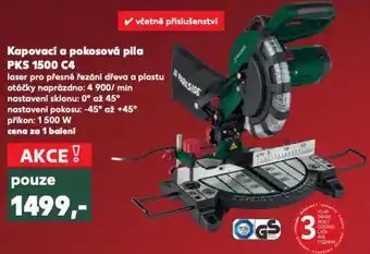 Kaufland Kapovací a pokosová pila PKS 1500 C4 nabídka