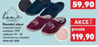 Kaufland Domácí obuv nabídka