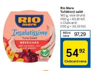 Tesco Rio Mare Tuňákový salát 160 g nabídka