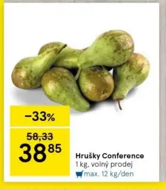 Tesco Hrušky Conference nabídka