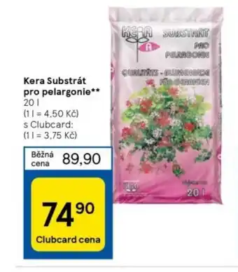 Tesco Kera Substrát pro pelargonie 20 l. nabídka