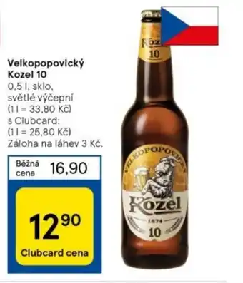 Tesco Velkopopovický Kozel 10 0.5 l. nabídka