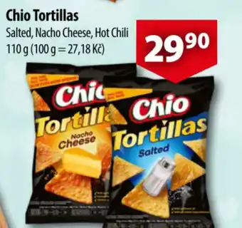 CBA Chio Tortillas nabídka